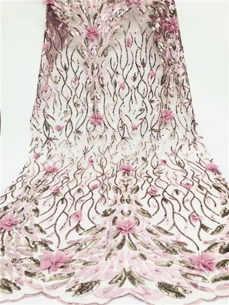 Nigeria 3D floral lace with delicate sequins and beads of tulle dress fabrics, French embroidery mesh lace quality fabrics
Nigeria 3D floral lace with delicate sequins and beads of tulle dress fabrics, French embroidery mesh lace quality fabrics