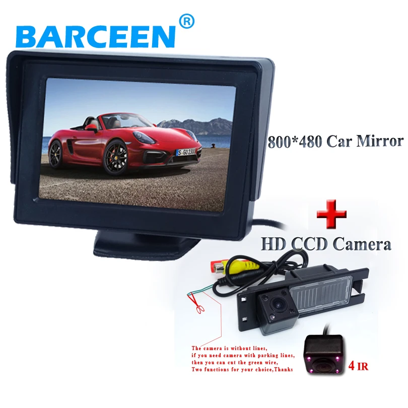 High resolution wire car backup camera +4.3" lcd car monitor use for Opel Astra H /Corsa D/ Meriva A /Vectra C/Zafira B/FIAT
High resolution wire car backup camera +4.3" lcd car monitor use for Opel Astra H /Corsa D/ Meriva A /Vectra C/Zafira B/FIAT