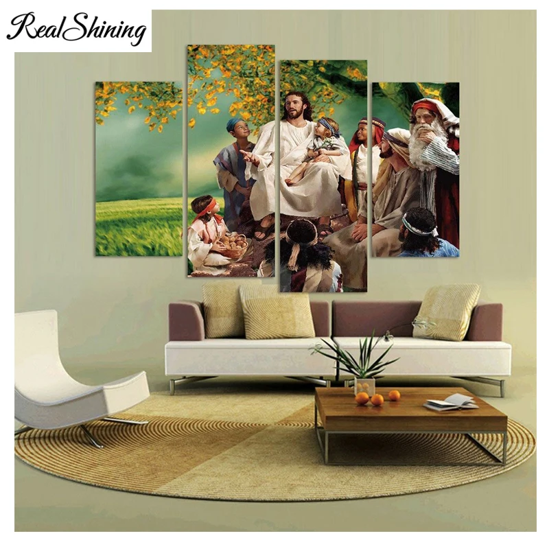 REALSHINING 4pcs,Full Square 5D DIY Diamond Painting Religion jesus kids Large Diamond Embroidery,Mosaic Cross Stitch FS3179
REALSHINING 4pcs,Full Square 5D DIY Diamond Painting Religion jesus kids Large Diamond Embroidery,Mosaic Cross Stitch FS3179