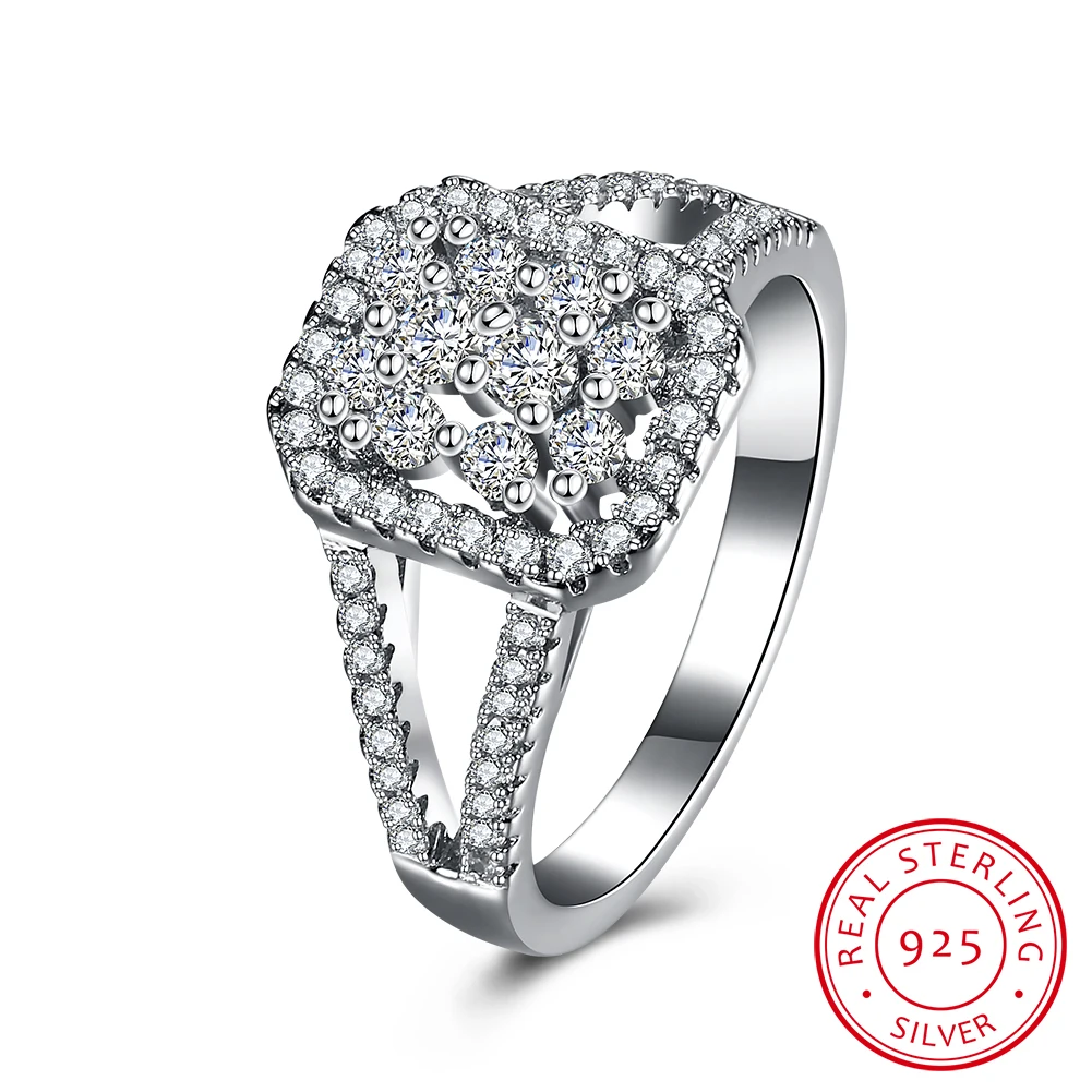 UFOORO Luxury Sterling Silver Square Rings for Women Jewelry Wedding Crystal Zircon Anel Engagement Anillos Statement Ring Gifts
UFOORO Luxury Sterling Silver Square Rings for Women Jewelry Wedding Crystal Zircon Anel Engagement Anillos Statement Ring Gifts