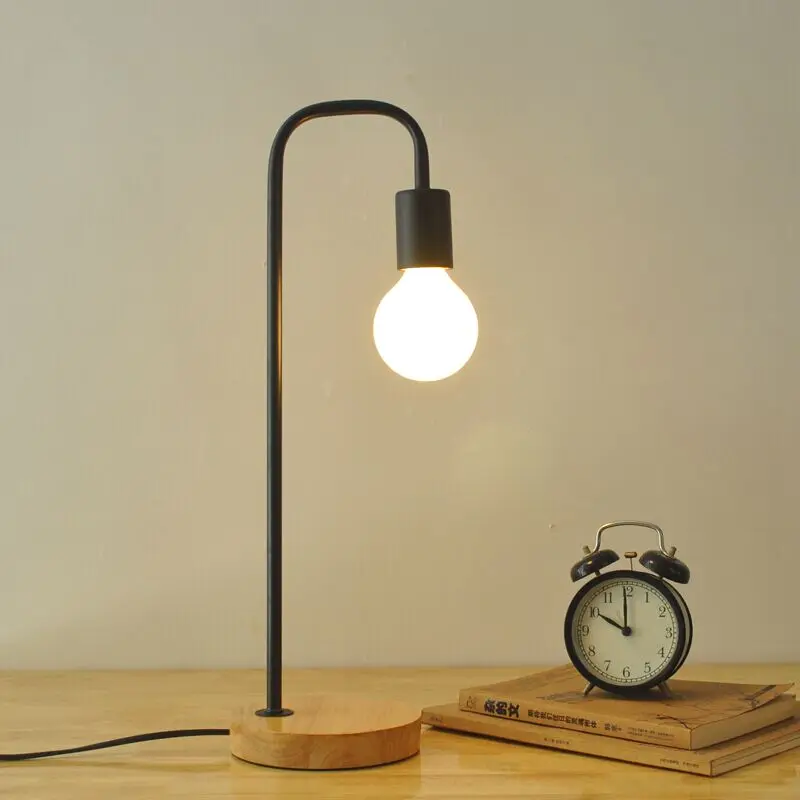 North European style retro minimalist modern industrial wood desk lamp bedroom study desk lamp bedside lamp
North European style retro minimalist modern industrial wood desk lamp bedroom study desk lamp bedside lamp