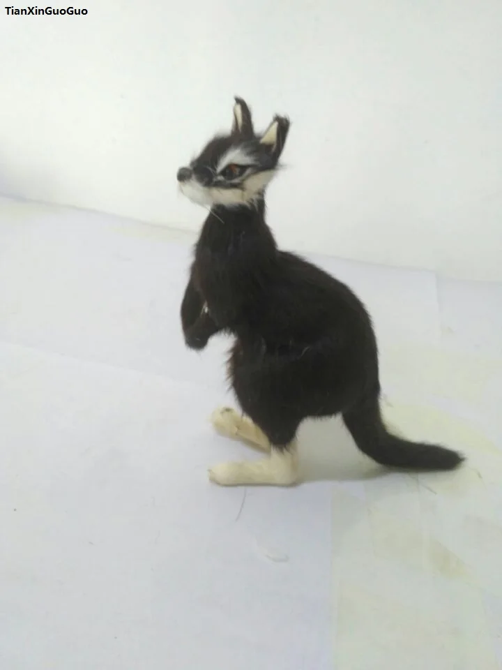 simulation kangaroo hard model prop about 12x4x12cm polyethylene&furs black kangaroo handicraft decoration gift s1597
simulation kangaroo hard model prop about 12x4x12cm polyethylene&furs black kangaroo handicraft decoration gift s1597