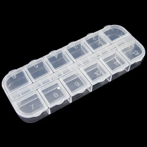 PandaHall 1pc 6x13cm Plastic Clear Bead Containers 12 Compartments Storage Box Jewelry Earring Bin Case
PandaHall 1pc 6x13cm Plastic Clear Bead Containers 12 Compartments Storage Box Jewelry Earring Bin Case