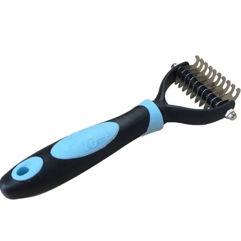LISM Pet Stainless Double-sided Brush Cat Dog Hair Removal Comb Grooming Dematting Deshedding Blade For Matted Long Fur
LISM Pet Stainless Double-sided Brush Cat Dog Hair Removal Comb Grooming Dematting Deshedding Blade For Matted Long Fur