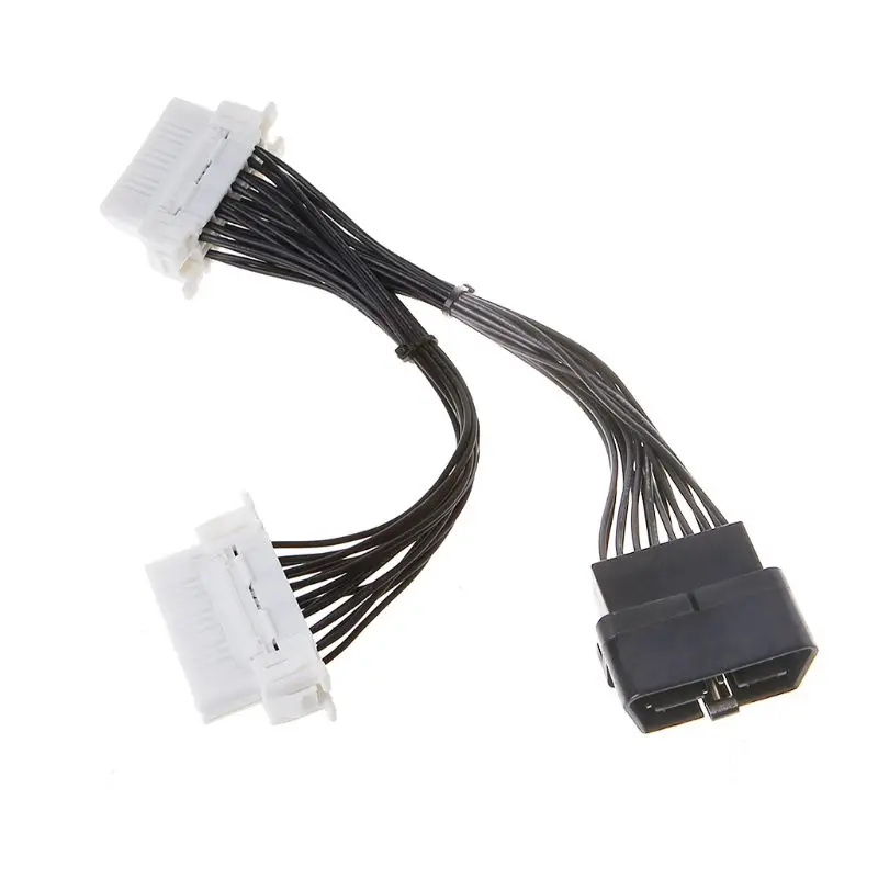 16 pin OBD2 OBD 2 OBDii Splitter Extension Cable one Male to Two Female Y Cable
16 pin OBD2 OBD 2 OBDii Splitter Extension Cable one Male to Two Female Y Cable