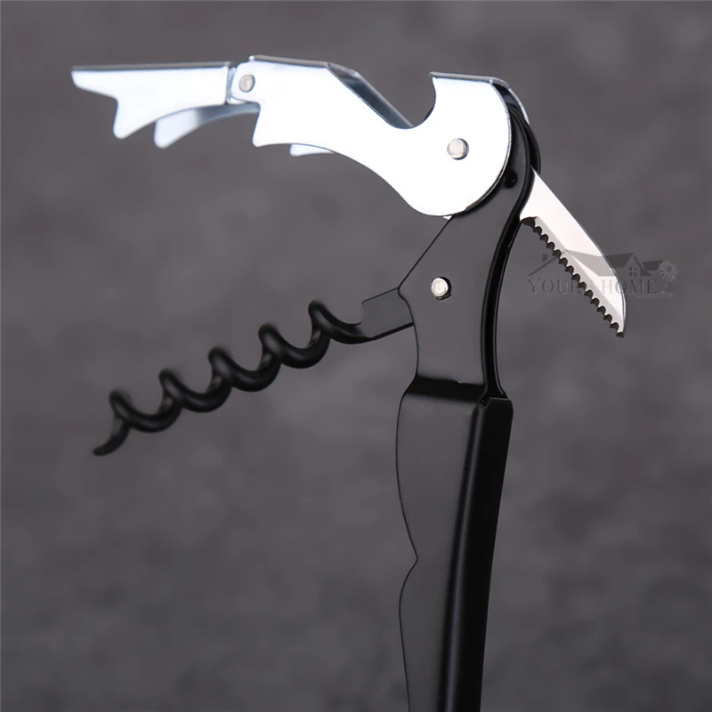 Wine Beer Bottle Opener Corkscrew Professional Double Hinge Waiters Wine Bottle Beer Cap Opener Barware
Wine Beer Bottle Opener Corkscrew Professional Double Hinge Waiters Wine Bottle Beer Cap Opener Barware