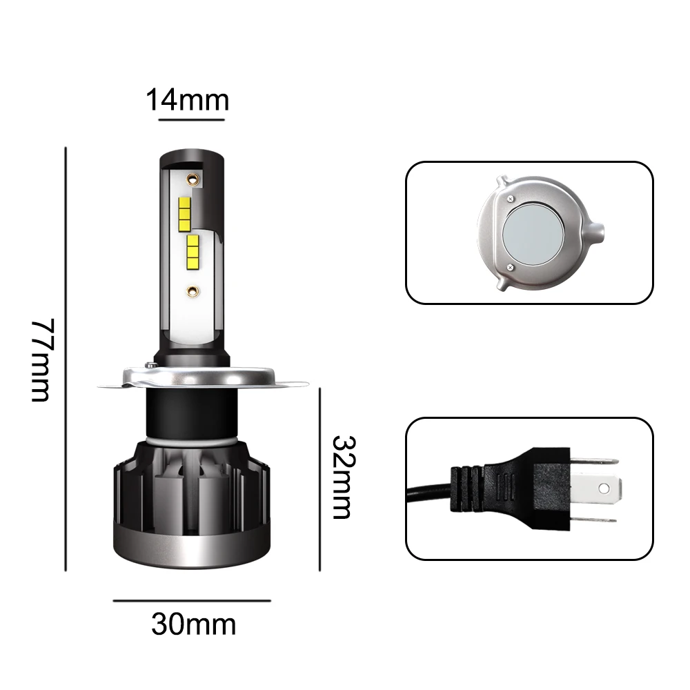 2PCS h7 led Mini H4 12V H11 H1 H8 H9 fog light 6000K Bulb 10000LM Light Car Headlight lampada 9005 HB3 9006 HB4 lamp 12v 24v
2PCS h7 led Mini H4 12V H11 H1 H8 H9 fog light 6000K Bulb 10000LM Light Car Headlight lampada 9005 HB3 9006 HB4 lamp 12v 24v