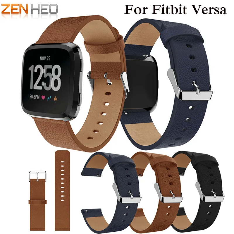 ZENHEO Replacement Watch band 2018 New good Leather wrist Watch Band Strap Bracelet Belt for fitbit versa Smart Watch wristband
ZENHEO Replacement Watch band 2018 New good Leather wrist Watch Band Strap Bracelet Belt for fitbit versa Smart Watch wristband