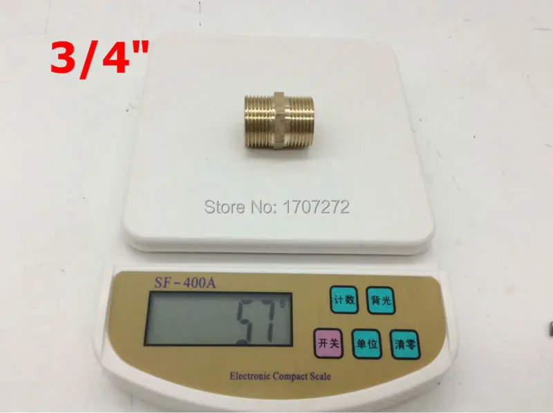 Free Shipping Double Male 3/4" Brass Coupling Fittings Equal M3/4"Double Nipples Fittings Copper
Free Shipping Double Male 3/4" Brass Coupling Fittings Equal M3/4"Double Nipples Fittings Copper