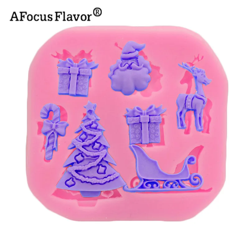 1 Pc Christmas Series Soft Candy Silicone Mold Cake Decorative Diy Baking Mold Silicone Sugarcraft Chocolate Soap Cake Stencil
1 Pc Christmas Series Soft Candy Silicone Mold Cake Decorative Diy Baking Mold Silicone Sugarcraft Chocolate Soap Cake Stencil