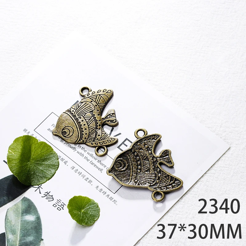 37*30mm 4pcs Fish Alloy Pendant For Diy Jewelry Making 2 Colors Antique Silver Antique Bronze No.2340
37*30mm 4pcs Fish Alloy Pendant For Diy Jewelry Making 2 Colors Antique Silver Antique Bronze No.2340