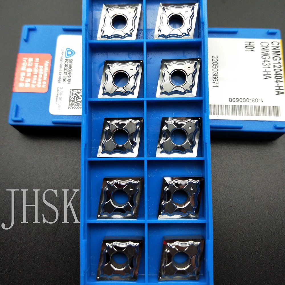 10pcs CNMG120402-HA CNMG120404-HA CNMG120408-HA H01 inserts Aluminum Coated Carbide Turning TOOL blade High cost performance
10pcs CNMG120402-HA CNMG120404-HA CNMG120408-HA H01 inserts Aluminum Coated Carbide Turning TOOL blade High cost performance