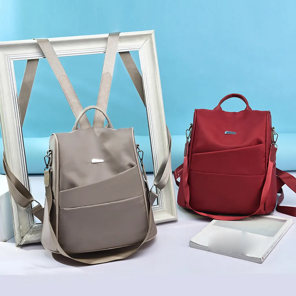 Aelicy Nylon Backpack Female 2019 Top Women Travel Satchel Shoulder Bag anti-theft For Ladies Bolso Femenino 606 | Багаж и сумки