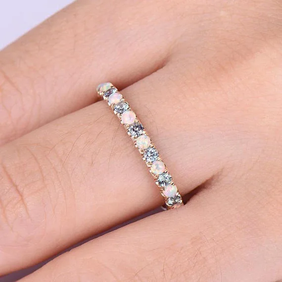 Lady Opal Engagement Ring Dainty Zircon Fine Wedding Rings For Women Vintage Rose Gold Filled Jewelry Best Gift
Lady Opal Engagement Ring Dainty Zircon Fine Wedding Rings For Women Vintage Rose Gold Filled Jewelry Best Gift