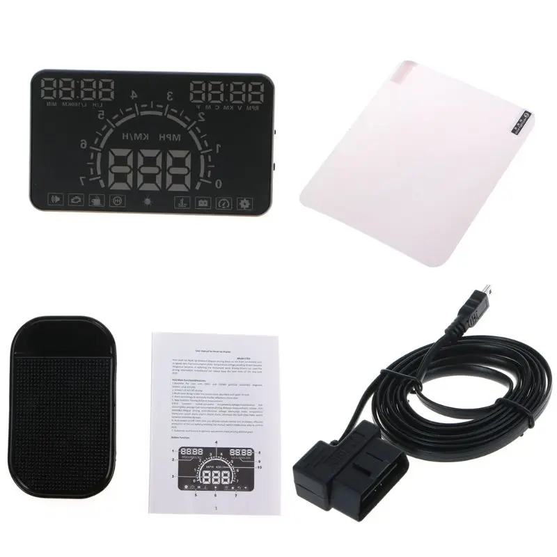E350 5.8" Screen Auto OBDII Car HUD OBD2 Head Up Display KM/h MPH Overspeed Warning Windshield Projector Alarm System
E350 5.8" Screen Auto OBDII Car HUD OBD2 Head Up Display KM/h MPH Overspeed Warning Windshield Projector Alarm System