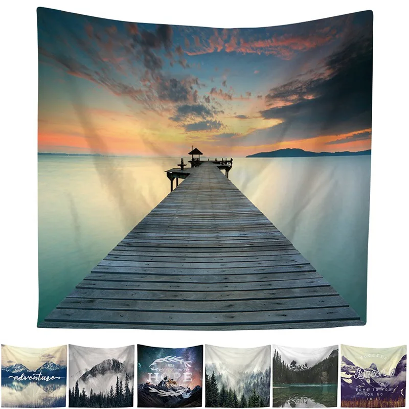 Newest Ocean and Mountains Wall Hanging Tapestry Sunset Forest Tapestry with Romantic Pictures Art Nature Home Dorm Decor
Newest Ocean and Mountains Wall Hanging Tapestry Sunset Forest Tapestry with Romantic Pictures Art Nature Home Dorm Decor