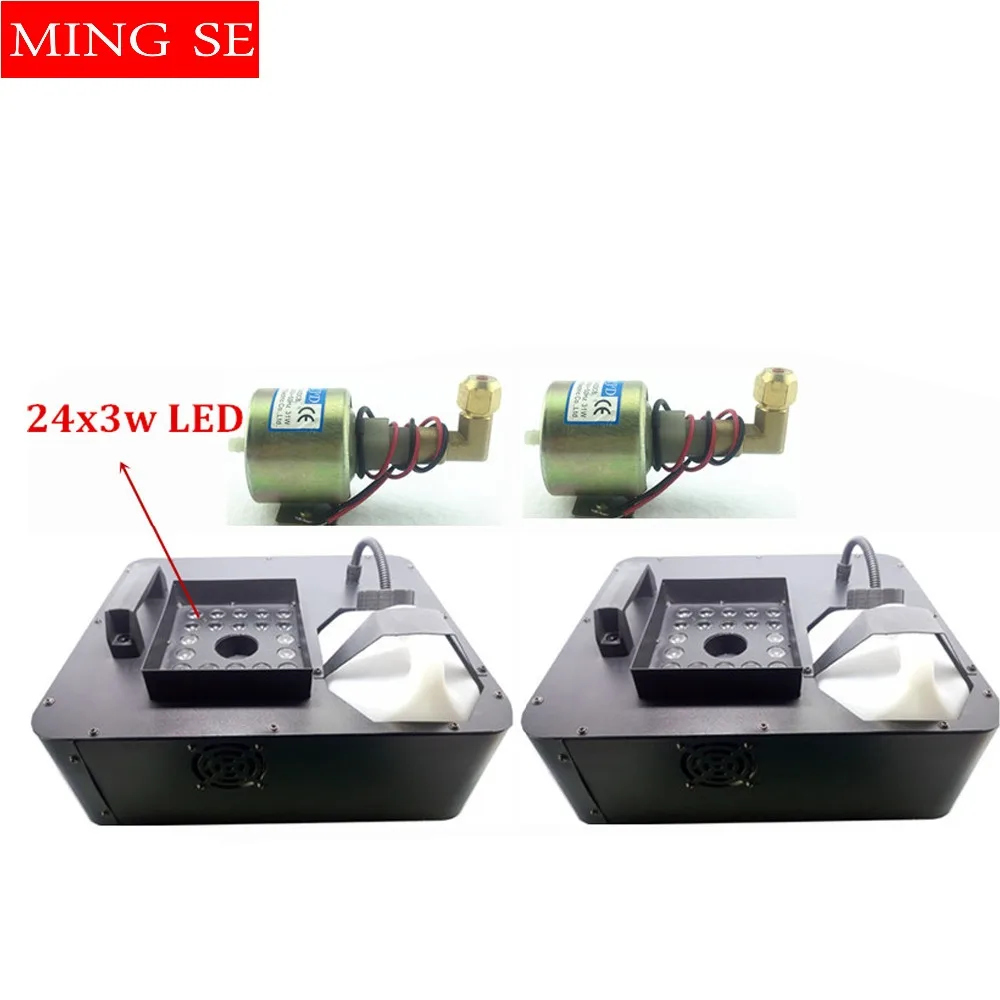 2pcs/lot 24x3w LED RBG 3in1 Led fog machine remote control 1500W smoke machine professional DJ lighting equipment light effects
2pcs/lot 24x3w LED RBG 3in1 Led fog machine remote control 1500W smoke machine professional DJ lighting equipment light effects