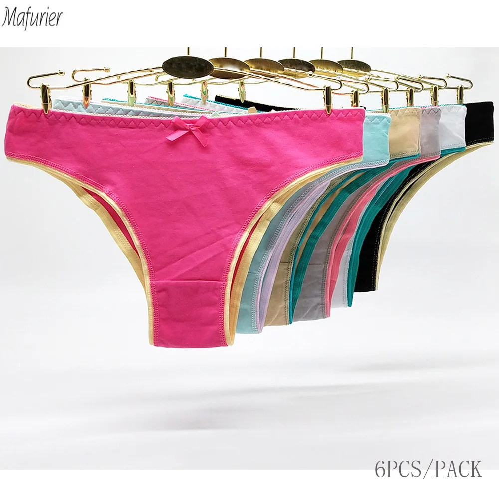 Mafurier Free Shipping Women New Sexy Cotton Underwear Panties Female Cotton Briefs Bikinis Ms.Lady Knickers Lingeries 6Pcs/Lot
Mafurier Free Shipping Women New Sexy Cotton Underwear Panties Female Cotton Briefs Bikinis Ms.Lady Knickers Lingeries 6Pcs/Lot