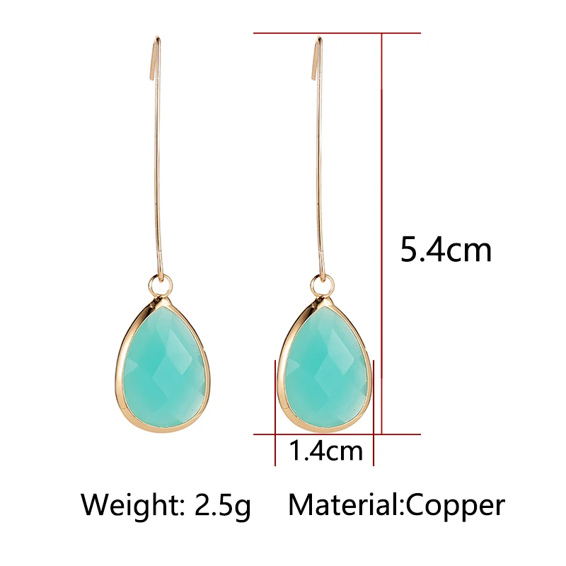Light Blue Green Pink Drip Artficial Crystal Golden Stick Hook Women Drop Earrings Dangle Earrings
Light Blue Green Pink Drip Artficial Crystal Golden Stick Hook Women Drop Earrings Dangle Earrings