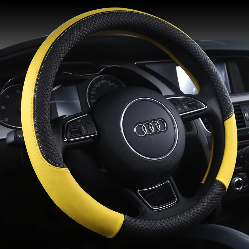 3D Car Steering Wheel Cover 38CM/15' Slip-Resistant, Steering Wheel Hubs,Car Styling For Car,Environmental Protection Material
3D Car Steering Wheel Cover 38CM/15' Slip-Resistant, Steering Wheel Hubs,Car Styling For Car,Environmental Protection Material