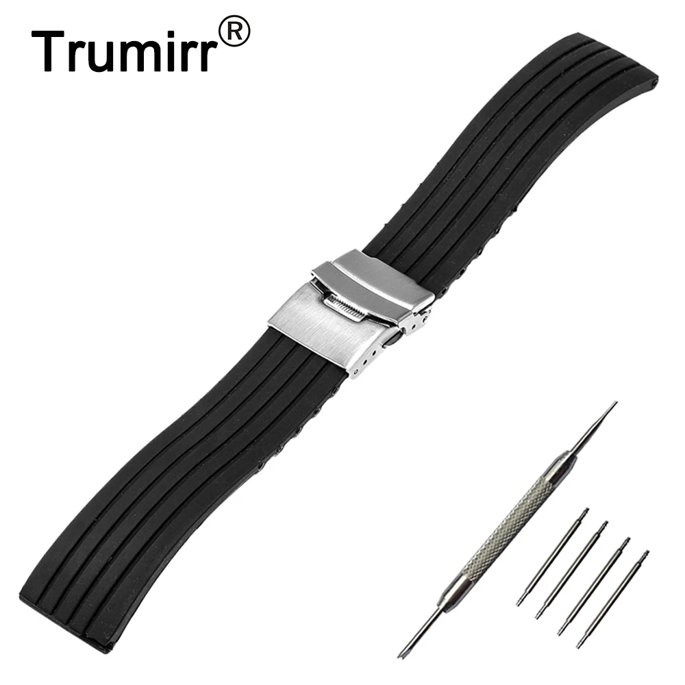 18mm 20mm 22mm 24mm Silicone Rubber Watch Band +Tool for Breitling Stainless Steel Safety Buckle Strap Wrist Belt Bracelet Black
18mm 20mm 22mm 24mm Silicone Rubber Watch Band +Tool for Breitling Stainless Steel Safety Buckle Strap Wrist Belt Bracelet Black