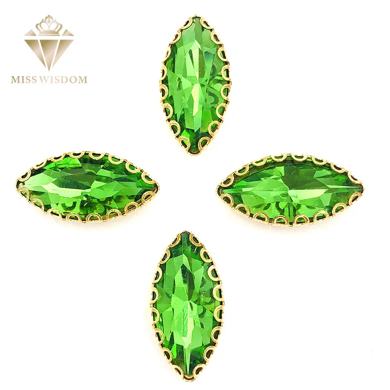 7X15mm Grass green Horse eye sew on rhinestones gold base with hole lacy claws glass crystal rhinestones Diy garment accessories
7X15mm Grass green Horse eye sew on rhinestones gold base with hole lacy claws glass crystal rhinestones Diy garment accessories