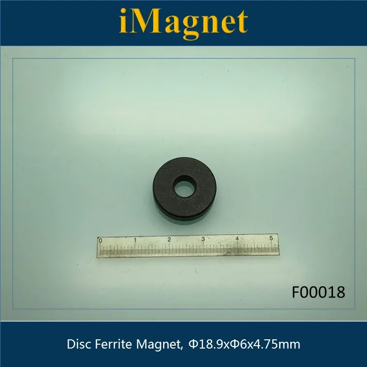 F00018 5 шт./лот дисковый ферритовый магнит d18.9xd6x4.75 мм изготовленный на заказ