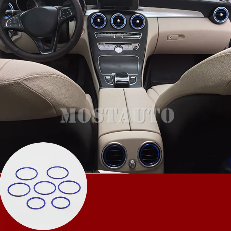 Inner Console Air Vent Outlet Trim Cover Ring 7pcs For Benz GLC X205 X253 2015-2021 Blue/Red Car Accessories Interior Car Decor
Inner Console Air Vent Outlet Trim Cover Ring 7pcs For Benz GLC X205 X253 2015-2021 Blue/Red Car Accessories Interior Car Decor