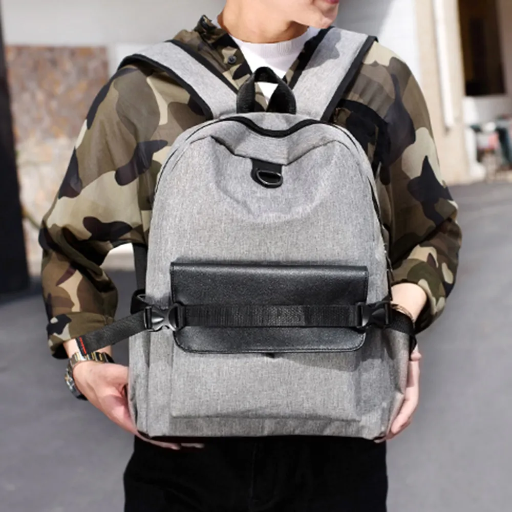 Aelicy Unisex Canvas Rechargeable Backpack Men Women Laptop Backpack Large Capacity Students Fashion School Bags Rugzak 2020
Aelicy Unisex Canvas Rechargeable Backpack Men Women Laptop Backpack Large Capacity Students Fashion School Bags Rugzak 2020