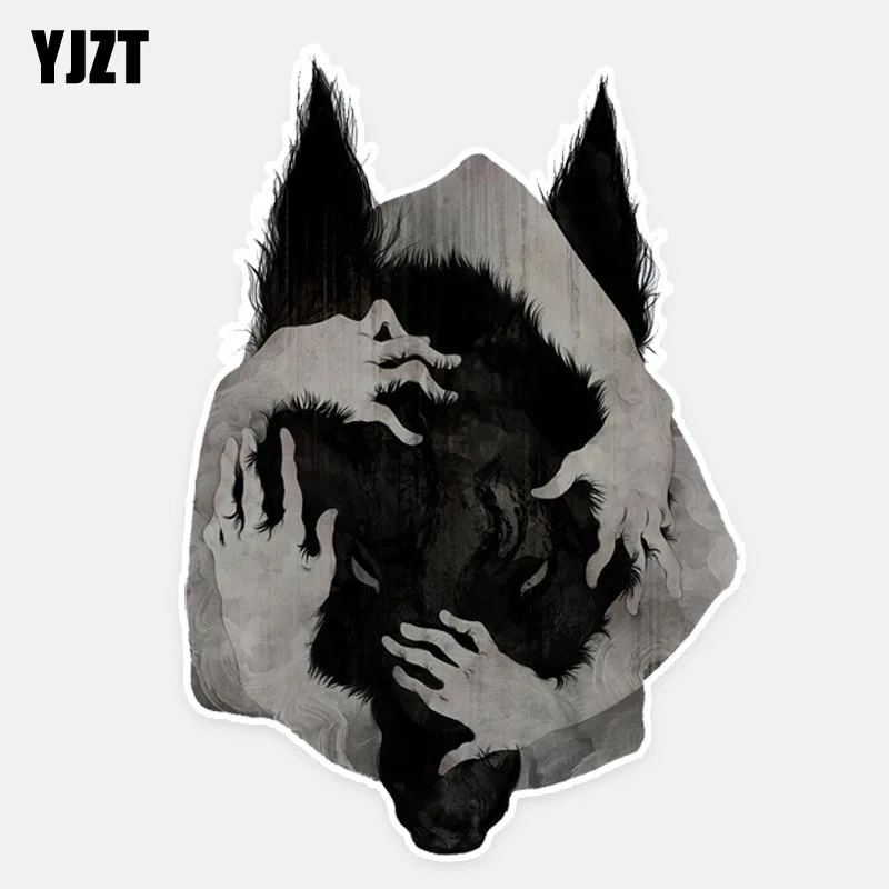 YJZT 12CM*17CM Fashion Hold The Wolf's Head Decal PVC Waterproof Car Sticker 5-0894
YJZT 12CM*17CM Fashion Hold The Wolf's Head Decal PVC Waterproof Car Sticker 5-0894
