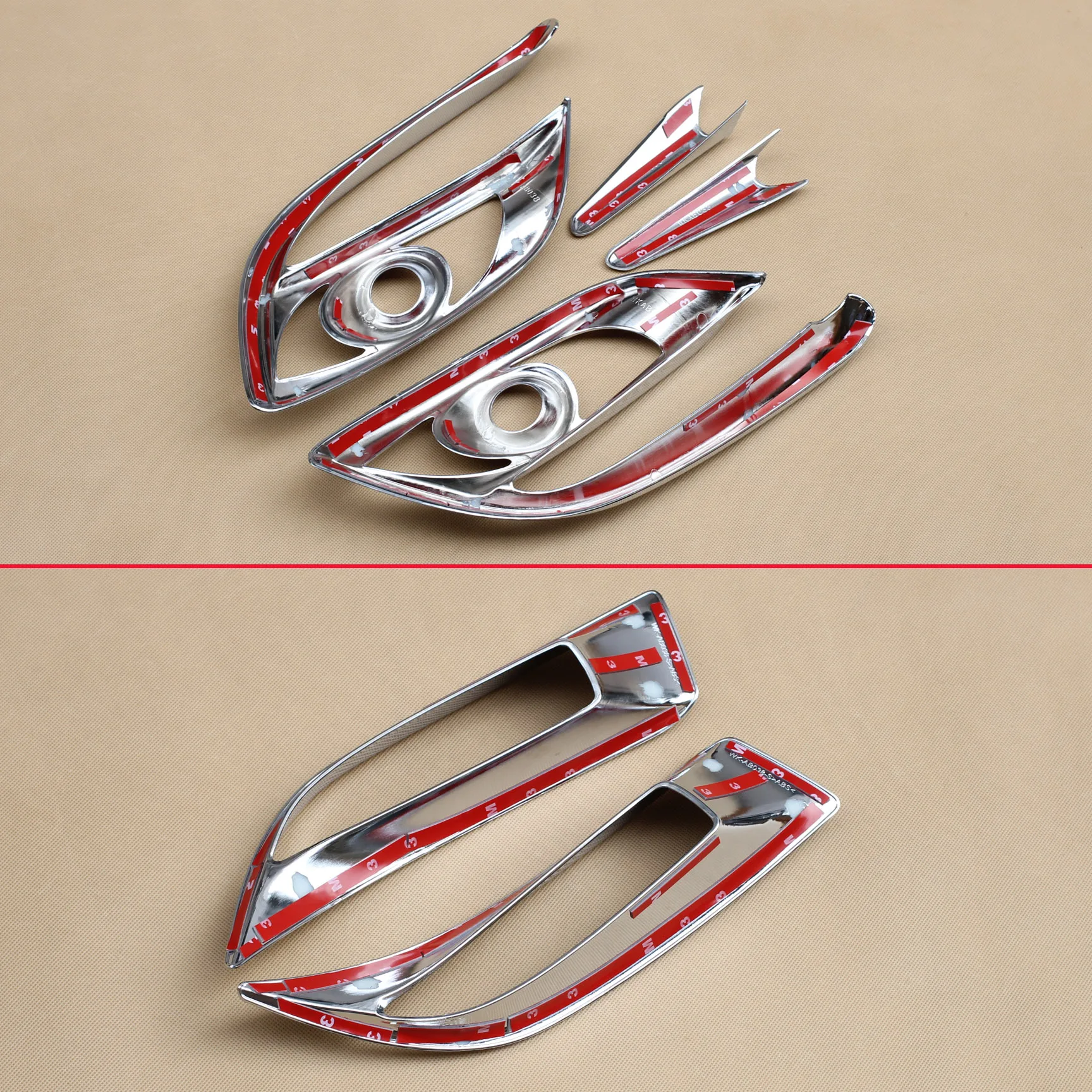 High-glossy Chrome Front Rear Fog Light Kits Trims For Mazda3 BN Hatchback 2017-2018 6pcs Molding Exterior Accessories
High-glossy Chrome Front Rear Fog Light Kits Trims For Mazda3 BN Hatchback 2017-2018 6pcs Molding Exterior Accessories