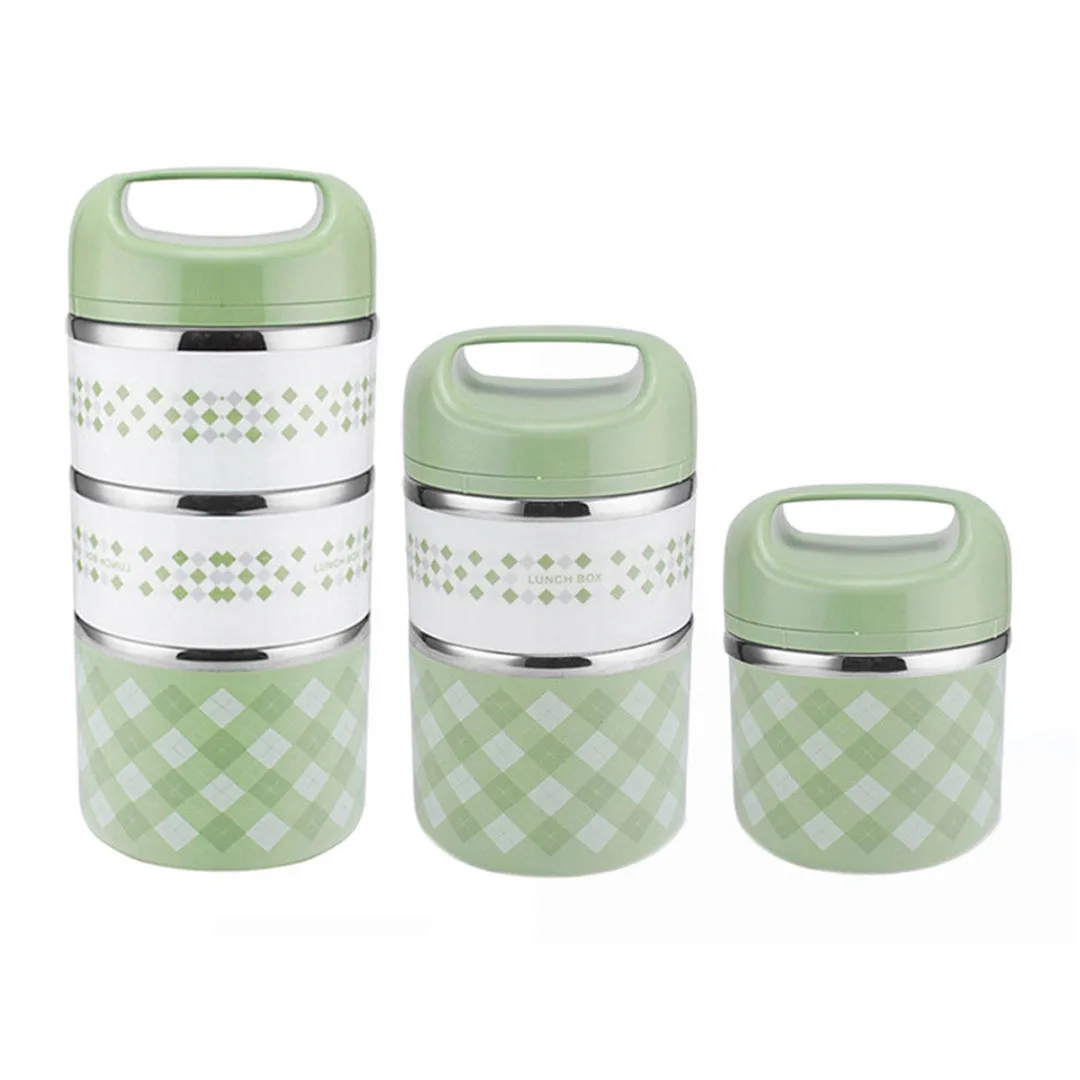2018 New Stainless Steel 2/3 Layer Insulated Thermal Lunch Box Food Storage Container 2Colors
2018 New Stainless Steel 2/3 Layer Insulated Thermal Lunch Box Food Storage Container 2Colors