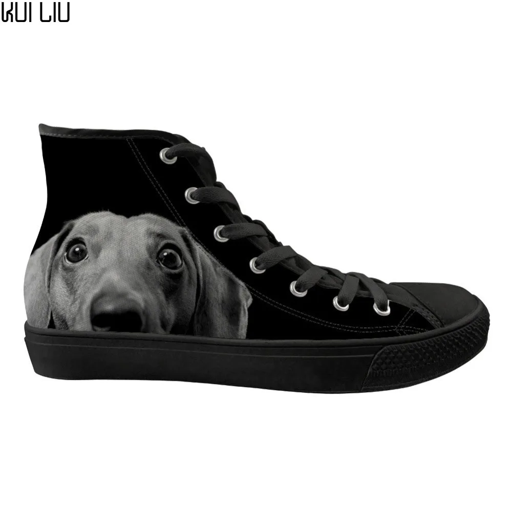 Customized Sneakers Flats Cute 3D Animal Dachshund Dog Printed Brand Women Leisure High Top Canvas Vulcanized Shoes for Ladies
Customized Sneakers Flats Cute 3D Animal Dachshund Dog Printed Brand Women Leisure High Top Canvas Vulcanized Shoes for Ladies