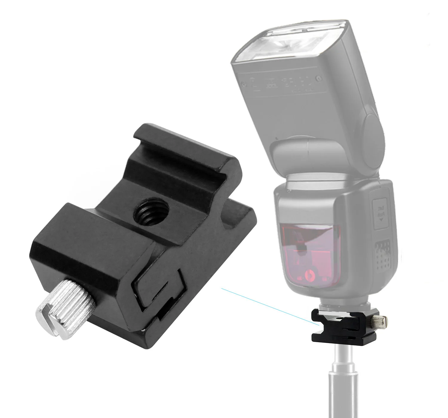 BGNING Metal Camera Flash Hot Shoe Mount Adapter Seat with 1/4 Screw Block to Flash Bracket Holder for Camera Tripod
BGNING Metal Camera Flash Hot Shoe Mount Adapter Seat with 1/4 Screw Block to Flash Bracket Holder for Camera Tripod