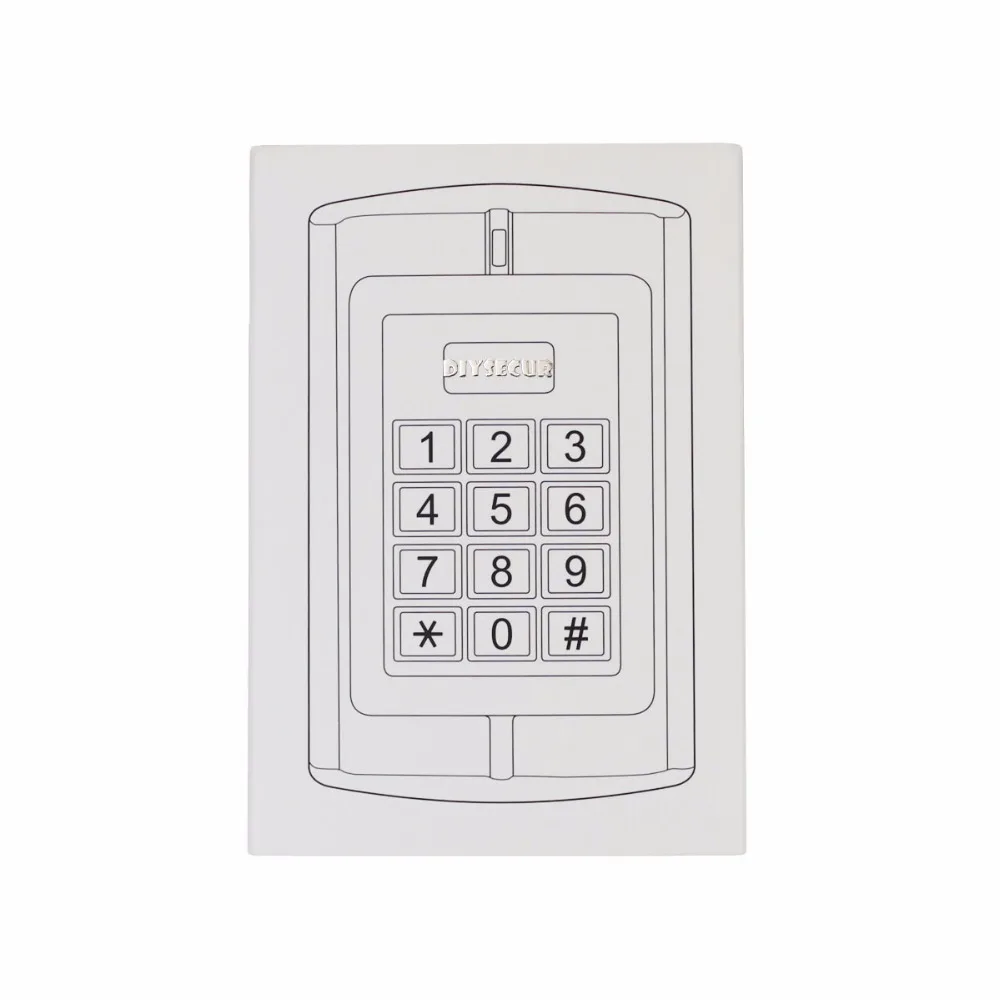 DIYSECUR Touch Button RFID 125KHz Metal Keypad Door Access Control Security System Kit + Magnetic Lock for Home/ Office Use
DIYSECUR Touch Button RFID 125KHz Metal Keypad Door Access Control Security System Kit + Magnetic Lock for Home/ Office Use