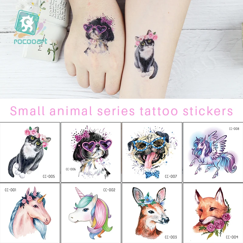 Rocooart Cartoon Animals Tattoo Small Fake Tattoo Unicorn Fox Temporary Tattoo Sticker For Body Art Children Flash Taty Tatoo
Rocooart Cartoon Animals Tattoo Small Fake Tattoo Unicorn Fox Temporary Tattoo Sticker For Body Art Children Flash Taty Tatoo