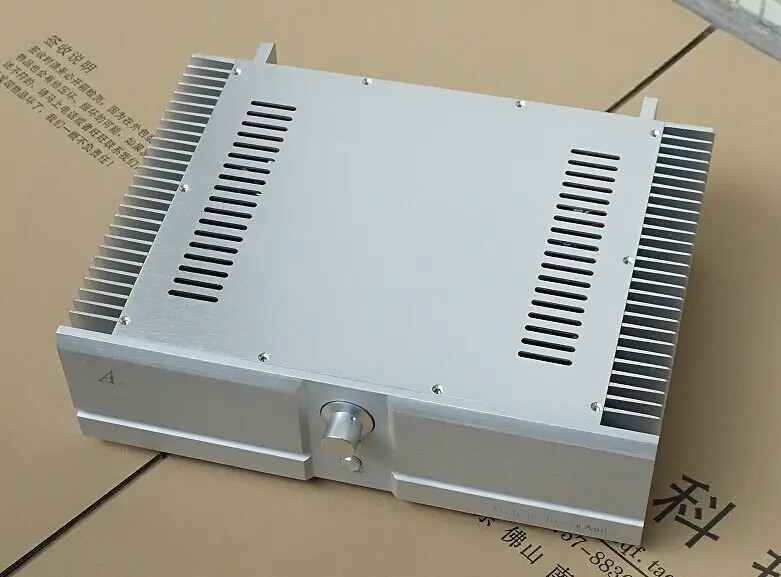 High-grade BZ4312A2 silver full Aluminum amplifier chassis BOX amp DIY case | Электроника