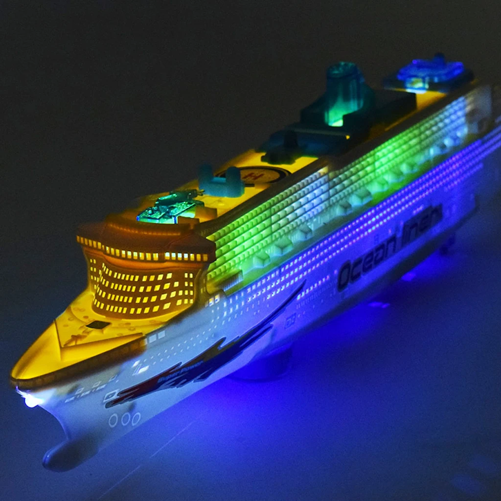 Electric Ocean Liner Cruise Boat Ship Toy Flashing LED Lights & Sound Kids Children Gift
Electric Ocean Liner Cruise Boat Ship Toy Flashing LED Lights & Sound Kids Children Gift