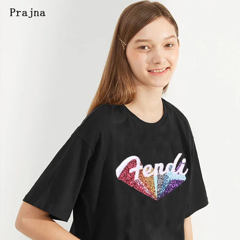 Prajna 3D DIY Rainbow Applique Sequined Sew on Patches for Clothing Sequins Star Patch to Cloth T-shirts Large Back Accessory F
Prajna 3D DIY Rainbow Applique Sequined Sew on Patches for Clothing Sequins Star Patch to Cloth T-shirts Large Back Accessory F