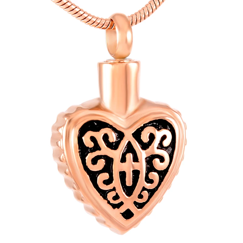 IJD9298 Stainless Steel Cremation Ashes Necklace Black Cross Heart Keepsake Jewelry Remains Urn Ash Holder Memorial
IJD9298 Stainless Steel Cremation Ashes Necklace Black Cross Heart Keepsake Jewelry Remains Urn Ash Holder Memorial