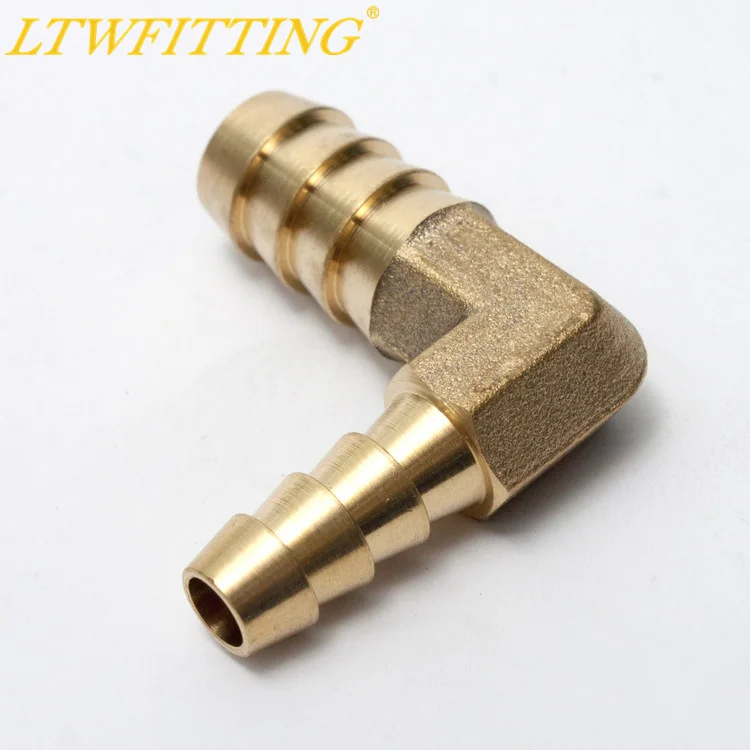 LTWFITTING 90 Deg Reducing Elbow Brass Barb Fitting 3/8"x1/4"Hose ID Air/Fuel/Oil/Inert Gases
LTWFITTING 90 Deg Reducing Elbow Brass Barb Fitting 3/8"x1/4"Hose ID Air/Fuel/Oil/Inert Gases