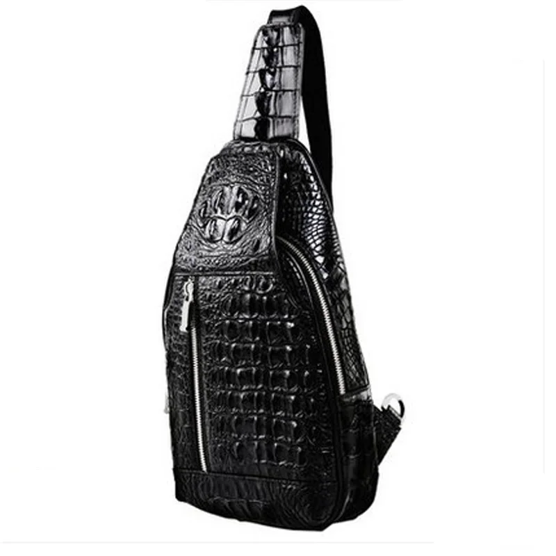 ouluoer Crocodile leather men chest bag men single shoulder bag men's waist bag style casual crocodile men chest bag
ouluoer Crocodile leather men chest bag men single shoulder bag men's waist bag style casual crocodile men chest bag