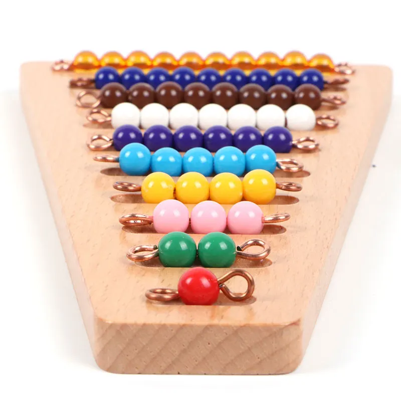 Montessori Bead Material Wooden Montessori Materials Math Counting Board Preschool Montessori Educational Wooden Toys UC1765H
Montessori Bead Material Wooden Montessori Materials Math Counting Board Preschool Montessori Educational Wooden Toys UC1765H