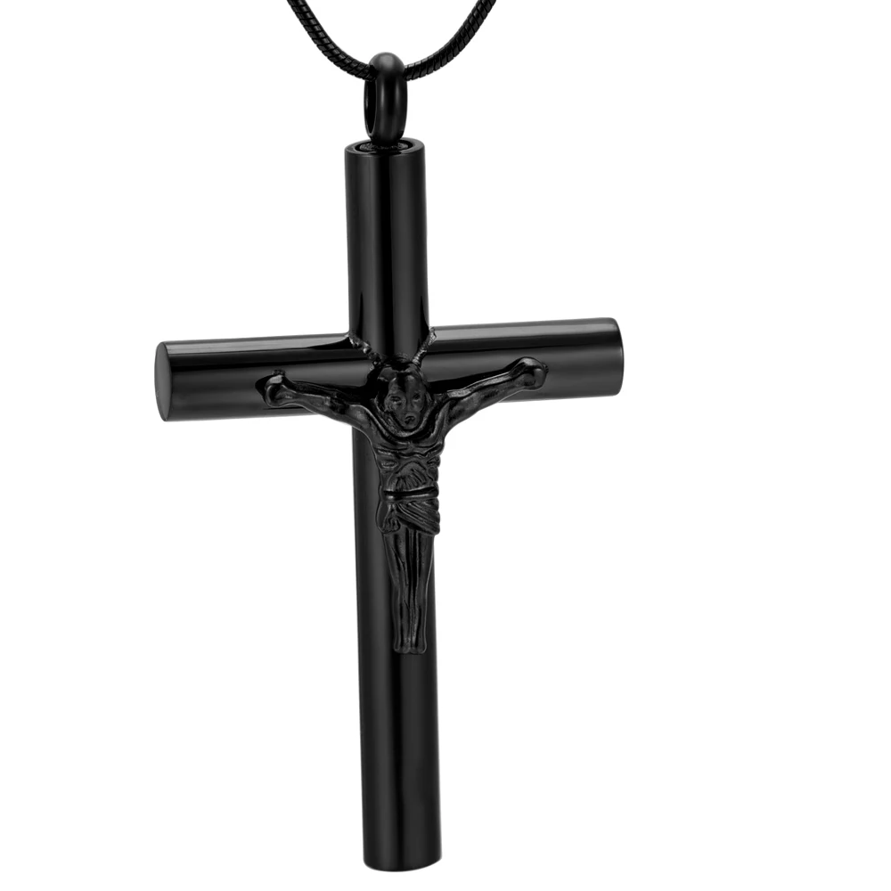 IJD11129 Stainless Steel Jesus Cross Cremation Souvenir for Ashes Urn Pendant Necklace Memorial Keepsake Jewelry
IJD11129 Stainless Steel Jesus Cross Cremation Souvenir for Ashes Urn Pendant Necklace Memorial Keepsake Jewelry