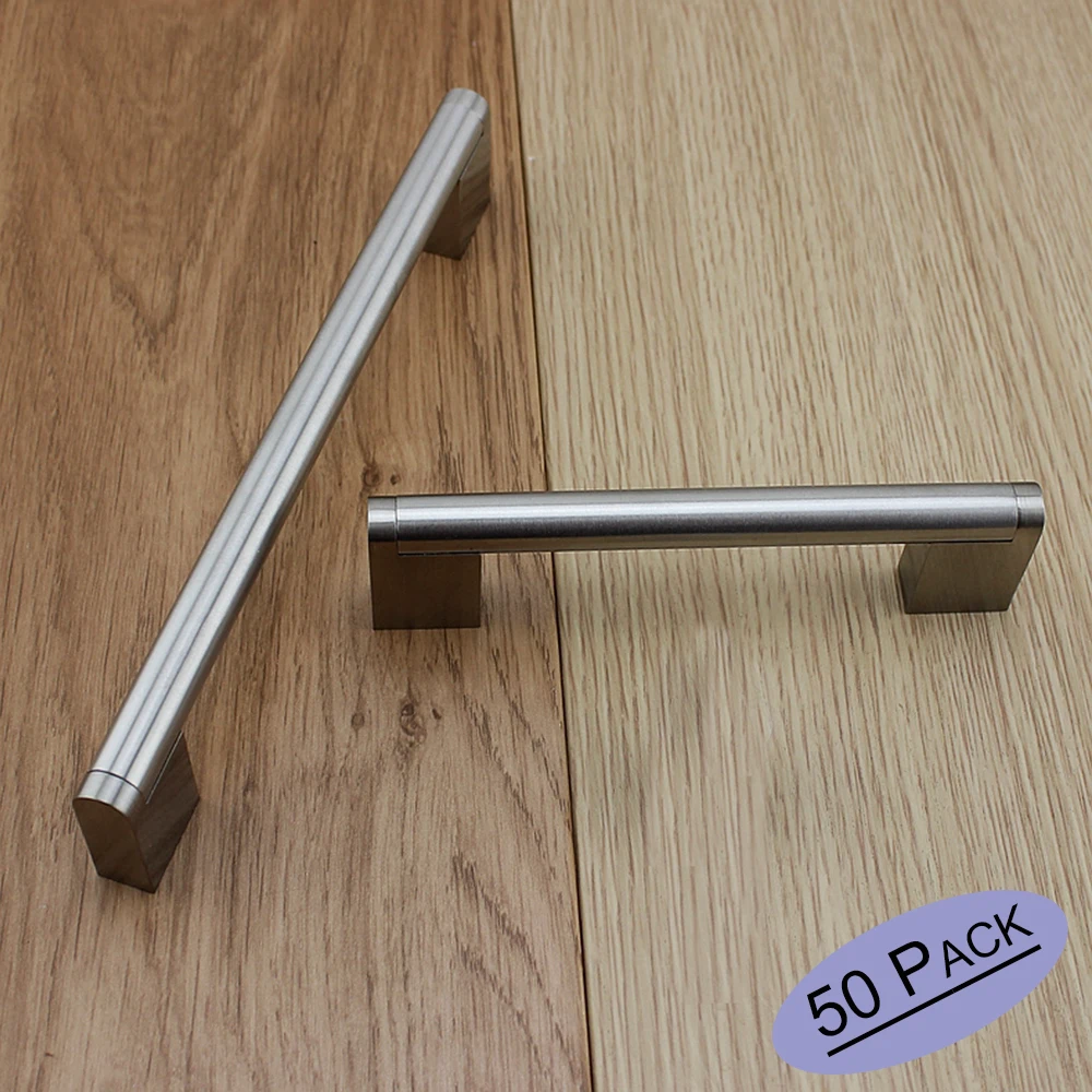 Brushed Nickel Cabinet Pulls Stainless 3.75"~12.6" Hole Space Kitchen Cabinet Hardware Door Handles Desk Drawer Knobs 50Pack
Brushed Nickel Cabinet Pulls Stainless 3.75"~12.6" Hole Space Kitchen Cabinet Hardware Door Handles Desk Drawer Knobs 50Pack