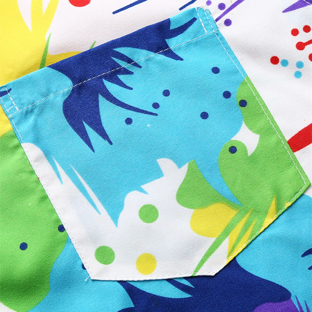 Nice Vogue New Men Colorful Beach Shirts Casual Men Cotton Printed Short-sleeved Slim Shirts For Male
Nice Vogue New Men Colorful Beach Shirts Casual Men Cotton Printed Short-sleeved Slim Shirts For Male
