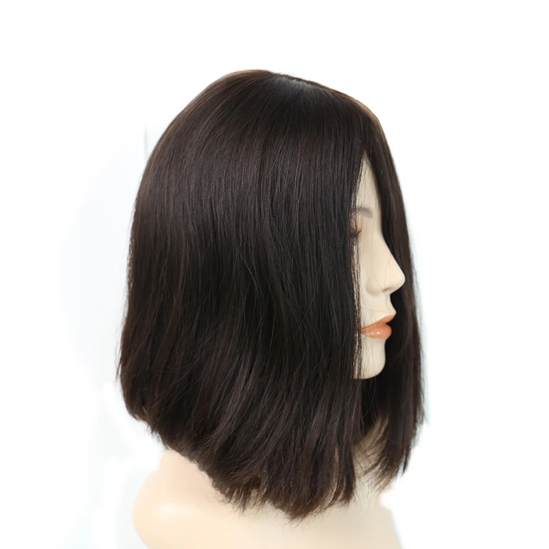4x4 Silk Base 150% Density Jewish Wig 100% Unprocessed European Remy Human Hair Kosher Wig Natural #4 Straight Bob Wig
4x4 Silk Base 150% Density Jewish Wig 100% Unprocessed European Remy Human Hair Kosher Wig Natural #4 Straight Bob Wig
