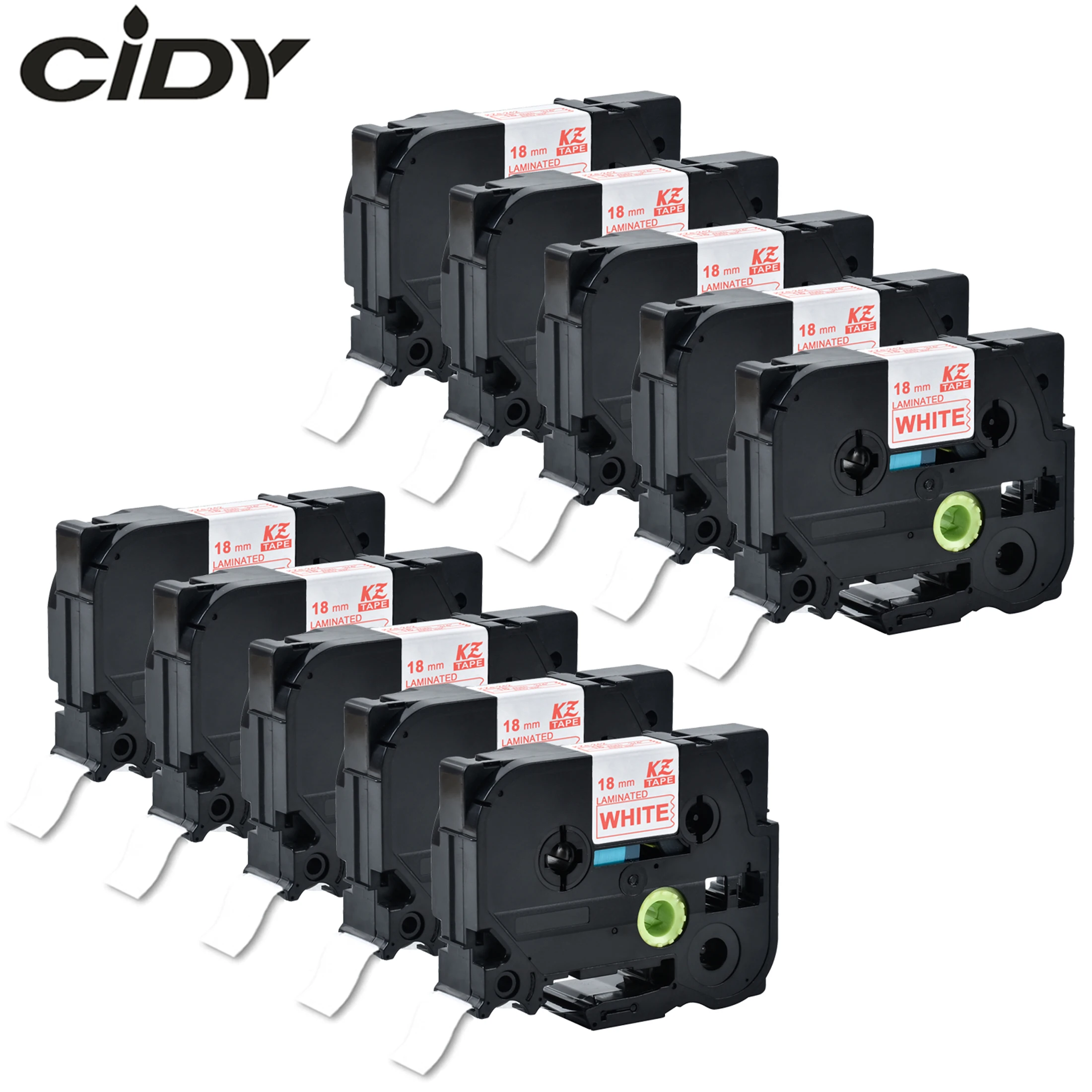 CIDY TZe 242 TZ 242 Tze242 TZ242 10pcs red on white tze compatible laminated tape for brother printers cidy
CIDY TZe 242 TZ 242 Tze242 TZ242 10pcs red on white tze compatible laminated tape for brother printers cidy