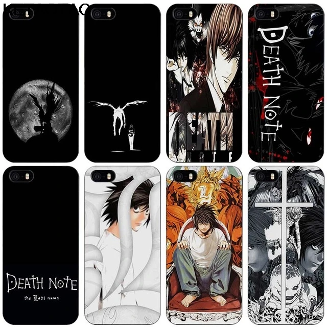 Черные чехлы для телефонов KETAOTAO Death Note iPhone 4S SE 5 6 5C 5S 6S 7 8 X Plus XR XS Max мягкий резиновый