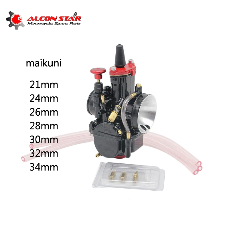 Alconstar- 21 24 26 28 30 32 34mm Motorcycle MAIKUNI Carburetor PWK Carburador Fit 100cc to 450cc All Motorcycle 4T Engine
Alconstar- 21 24 26 28 30 32 34mm Motorcycle MAIKUNI Carburetor PWK Carburador Fit 100cc to 450cc All Motorcycle 4T Engine